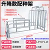 Stall de monta para porca coletor de sêmen de varrão manequim de porca plataforma de altura ajustável tubo galvanizado a quente geral tamanho da estrutura do stall de monta para porca