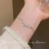Pulsera Fresca y Discreta Estilo Coreano Hoja de Ginkgo, Joyería de Circonita de Alta Gama de Nicho, Nuevo Accesorio de Moda Verano 2026