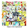 50 Pegatinas de Graffiti de Personalidad Alienígena y Refugiado, Animación de Dibujos Animados Transfronteriza, Goka DIY para Teléfono Móvil, Equipaje, Impermeables