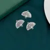 Accesorios para Joyería DIY Aleación Gota de Aceite Imitación Quemado Doble Colgante Flor de Ciruelo Abanico Estilo Antiguo Pasador Paso Sacudida Yingluo Borla Accesorios Colgante