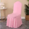 Funda Gruesa Nueva para Silla de Hotel Silla de Comedor para el Hogar Silla Curva Funda para Asiento Funda Universal para Taburete