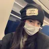 Celebridade da Internet Estilo Coreano Fashionistas Rua Chapéu Acolchoado Personalizado Feminino Estilo Japonês Estilo Ocidental Gorro Fino de Tricô Masculino