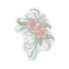 Exquisitos Adesivos de Tecido Bordados Florais em Renda Multicor Opcional Roupas Vestido Roupas Infantis Acessórios Decorativos