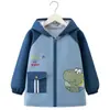 Funda para chaqueta de plumón, babero impermeable y resistente a las manchas con capucha para bebé, prenda de abrigo, elegante y se puede usar como capa exterior