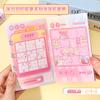 Mira Moon Weaving Serie de Estrellas Juego Libro Plegable Sin Cortar Vestido para Niña Pegatinas Libro de Pegatinas para Niños