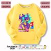 Ropa nueva de moda popular de otoño e invierno, suéter de cuello redondo suelto para niños y niñas, periférico del circo digital mágico