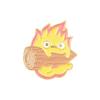 Insignia de Llama Periférica de Anime Estilo Japonés Broche de Metal Personalizado de Dibujos Animados Pin Decorativo Fijo para Ropa Medalla de Animal