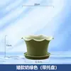 Maceta Lusur, Maceta de Plástico para Bonsái Rábano Verde, Maceta Creativa para Balcón para Cultivar Verduras y Plantas Suculentas, Maceta de Plástico Engrosada