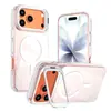 Funda magnética de camaleón compatible con Apple iPhone 18 Pro con soporte para lente, Funda anti-caídas de alta transparencia para Samsung S26