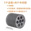 160 Rueda Guía de Almacenamiento de Hilo de Aleación de Aluminio Marco de Tensión Rueda Guía de Hilo de Porcelana Pulverizada Extrusión Extrusora Maquinaria de Cable