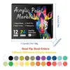 Marcador Acrílico Popular Transfronterizo de Doble Punta y Doble Color, 240 Colores, Bolígrafo de Dibujo Estudiante con Punta Suave, Colores Apilables, Bolígrafo para Graffiti DIY