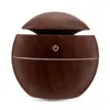 Humidificador de Florero de Madera con Estilo Antiguo y Luces de Colores, Lámpara de Ambiente, Regalo para Escritorio, Silencioso, Humidificador con Gran Salida de Niebla