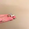 Anillo Abierto de Perla Barroca Francesa para Mujer Anillo de Dedo Índice Apilable de Nicho Lujo Ligero Gama Alta Versátil Ajustable Europeo y Americano