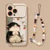 Pulsera Linda de Gato Adecuada para Funda de Teléfono Apple 17Pm Serie iPhone 18 15 Alto Valor Estético 16 para Niñas 14 Carcasa Exterior