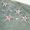 Pantalones Cortos de Mezclilla Lavados y Desgastados Estilo Punk Retro, Holgados de Verano para Hombre con Bordado de Estrella, Casual de Pierna Ancha
