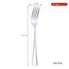 Direto da fábrica 304 aço inoxidável talheres 1010 colher colher redonda hotel comida ocidental faca garfo colher garfo de frutas portátil
