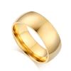 Anillo de Acero de Titanio para Hombre 468mm Forma de Arco Superficie Lisa Anillo Liso Anillo de Acero Inoxidable para Pareja Estilo Simple Fresco y Dulce