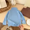 Roupas Infantis Outono Inverno Meninas Camada Base Térmica Lã Fleece Quente Gola Meia Alta Top Bebê Cor Sólida Roupa Íntima Camiseta Manga Longa Comércio Exterior