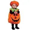 Cosplay Halloween Fantasia de Abóbora Infantil Estilo Mascarada Fantasia de Abóbora para Performance Infantil