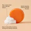 Jabón Desodorante Limpiador de Caqui, Espuma Densa, Fácil de Enjuagar, Refrescante, Control de Grasa, Fragante, Jabón de Uso General para Baño y Lavado de Cara