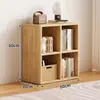 Estantería de madera maciza, estante de almacenamiento de pie, librero, armario de almacenamiento, combinación integrada montada en la pared, armario de rejilla para jardín de infantes, armario de almacenamiento
