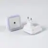 Luz LED enchufable con control de inducción, protección ocular, luz nocturna para dormir, luz de dormitorio, luz de noche, luz de alimentación de bebé
