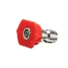 Bico de Pistola de Lavagem de Carros de 5 Cores Máquina de Limpeza de Alta Pressão Cinco Cores Multi-Ângulo Conexão Rápida 1/4 Bico de Pistola de Água para Lavagem de Carros