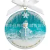 Decoraciones Creativas de Copo de Nieve Navideñas para Árbol de Navidad Colgantes Decoración de Fiesta Interior Regalos