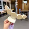 Pinza de tiburón grande coreana para el cabello, accesorio simple para recogido en la parte trasera de la cabeza, pinza de pelo de alta gama para mujer