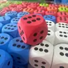 Dados de espuma de PE, tamaño grande, 7.5 cm, coloridos, sólidos, juguete educativo, para juegos infantiles, actividades padres e hijos y eventos de team-building. Al por mayor