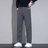 Pantalones Casuales Ligeros de Alta Gama para Hombre, Moda Trendy de Primavera y Verano, Pantalones Holgados de Pierna Recta, Nuevo Modelo 2025 para Personas de Mediana Edad y Mayores