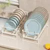 Nuevo Cesto Escurridor para Cocina Estante para Platos Gran Capacidad Conveniente para Almacenamiento y Acceso Fregadero de Acero Inoxidable Estable Impermeable No Requiere Perforación