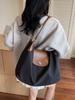 Bolsa Tote Grande Capacidade Simples e Estilosa para Comércio Transfronteiriço Bolsa de Ombro Feminina Versátil Bolsa Saco de Ombro Único Transversal Bolsa Saco