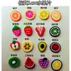 Rodajas de Fruta Simulada Ecológicas Rodajas de Arcilla Suave de PVC Arcilla Hecha a Mano con Pegamento de Crema Arcilla Slime Escultura de Arcilla Mini Arcilla