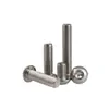 Tornillos para Máquina de Acero Inoxidable 304, Cabeza Plana Redonda, Hexagonal, Hechos en América