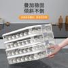 Caixa de Dumpling Doméstica Grau Alimentício Cozinha Geladeira Caixa de Armazenamento Artefato de Organização Caixa de Wonton Conservação de Frescor Congelamento Rápido Especial para Congelar