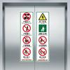 Sinalização de Elevador, Aviso de Manutenção, Instruções de Uso para Passageiros, Sinal de Alerta, Personalização de Publicidade em PVC