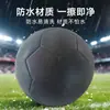 No. 5 Fútbol, Reflectante, Engrosado, Resistente al Desgaste, Antiexplosión, Modelo Nuevo, Balón de Fútbol Negro, Balón de Fútbol Reflectante con Bomba