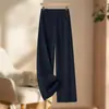 Pantalones Rectos de Pierna Ancha para Mujer, Bestseller de Otoño, Tiro Alto, Sueltos, Adelgazantes, Para Ir al Trabajo, Estilo Simple, Pantalones de Moda para Mujer