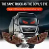 Cross-border Explosions Car Internet Red Eye Light Devil's Eye LED Decorative Light Expression Light Rear Window Car Warning Light