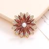 Criativo novo diy jóias acessórios de alto sentido diamante olho de cavalo girassol acessórios liga de zinco gemstone flor de cristal