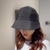 Sombrero de Pescador de Verano para Mujer Protector Solar Combinable 2023 Nuevo Estilo Coreano Transpirable Liso Que Muestra el Rostro Pequeño Casual Sombrero para el Sol