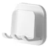 Soporte para cepillos de dientes Montado en la pared Sin perforaciones Colgante de pared Taza para cepillos de dientes A prueba de polvo Drenaje Estante de almacenamiento para cepillos de dientes