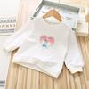 Sudadera de Elsa para Niñas 2024 Primavera y Otoño Nuevo Estilo Estilo Coreano Estilo Extranjero Bebé Elsa Top Infantil Mujer