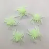 Arañas Pequeñas Coloridas de Halloween 2.2-3.5cm Arañas Pequeñas Realistas Juguetes de Plástico Caricatura Arañas Falsas Broma