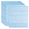 35*38.5cm Tamaño Pequeño 3D Estéreo Calcomanías de Pared Anticolisión Autoadhesivas Espuma Zócalo de Pared Fondo de Pared Papel Tapiz Patrón Ladrillo Imitación