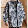 Chaqueta Tie-Dye Juvenil 2026 Atuendo de Primavera y Otoño, Elegante Camisa de Manga Larga para Hombre, Chaqueta Retro de Corte Holgado, Estilo Casual Chic