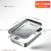 Bandeja de té de acero inoxidable con drenaje, Mesa de té pequeña para el hogar que drena agua, Juego de té Kung Fu, Bandeja de preparación en seco, Juego de doble capa
