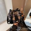 Bolso Casual a Cuadros de Moda para Mujer, Nuevo Bolso Cruzado Versátil 2026, Bolso Cubo de Hombro a la Moda