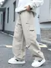Pantalones Casuales de Otoño para Niños 2026 Nuevo Estilo Sueltos Versátiles para Niños Mayores Moda Primavera y Otoño Pantalones de Pierna Ancha Curva Modernos